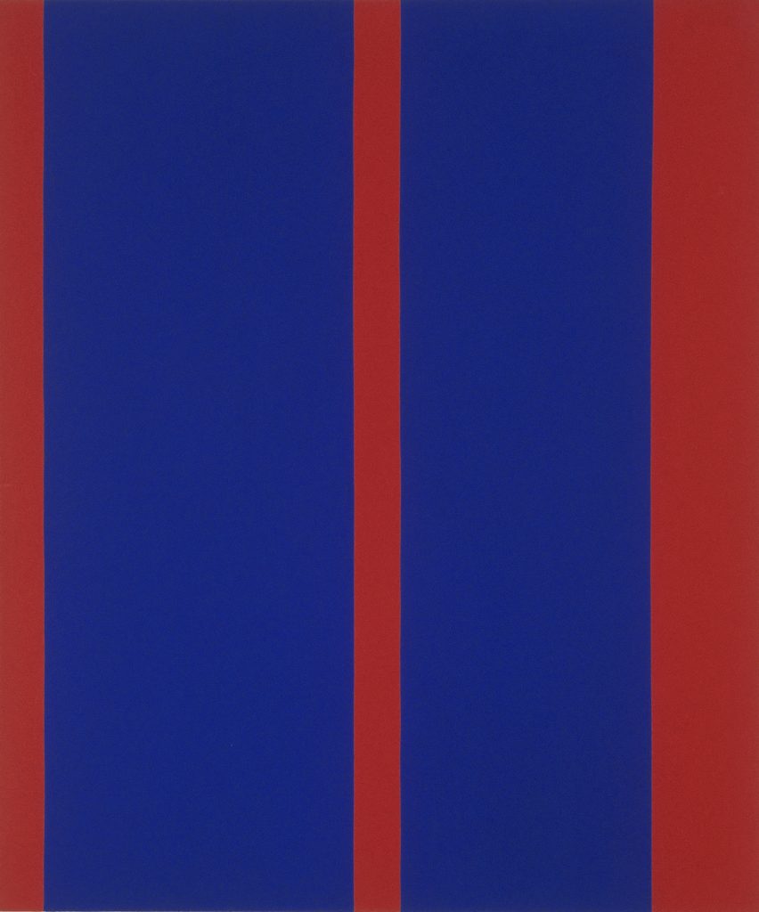 Espace bleu # 1, 1962, acrylique sur toile, 152.7 cm x 127 cm. Photo : Guy L'Heureux.