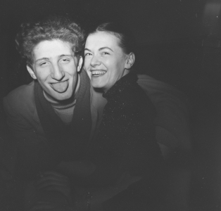 Guido Molinari et Fernande Saint-Martin à L'Échourie (1955). Photo : Robert Millet